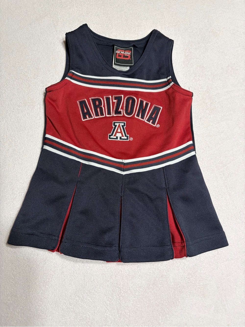 University of Arizona Girls' Navy & Red Cheer outfit 18 mo